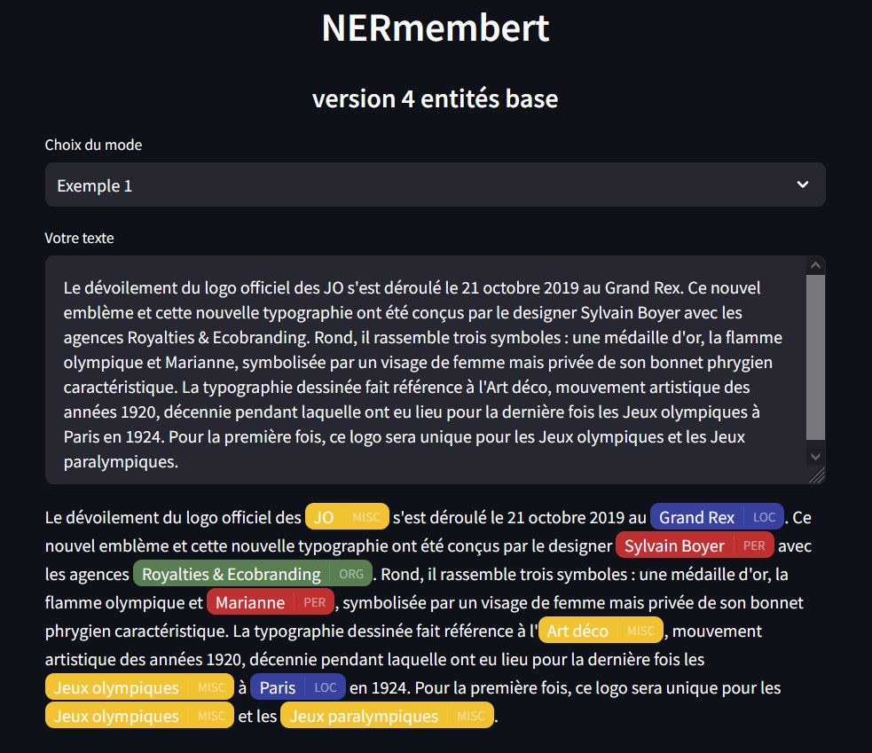 Lancement de NERmembert par le département Algorithmes & Données